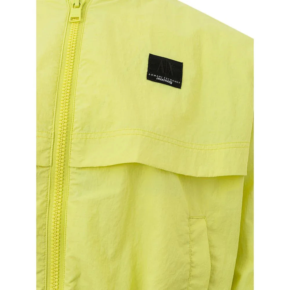 Armani Exchange Yellow Polyamide Bomber - Zeiniez