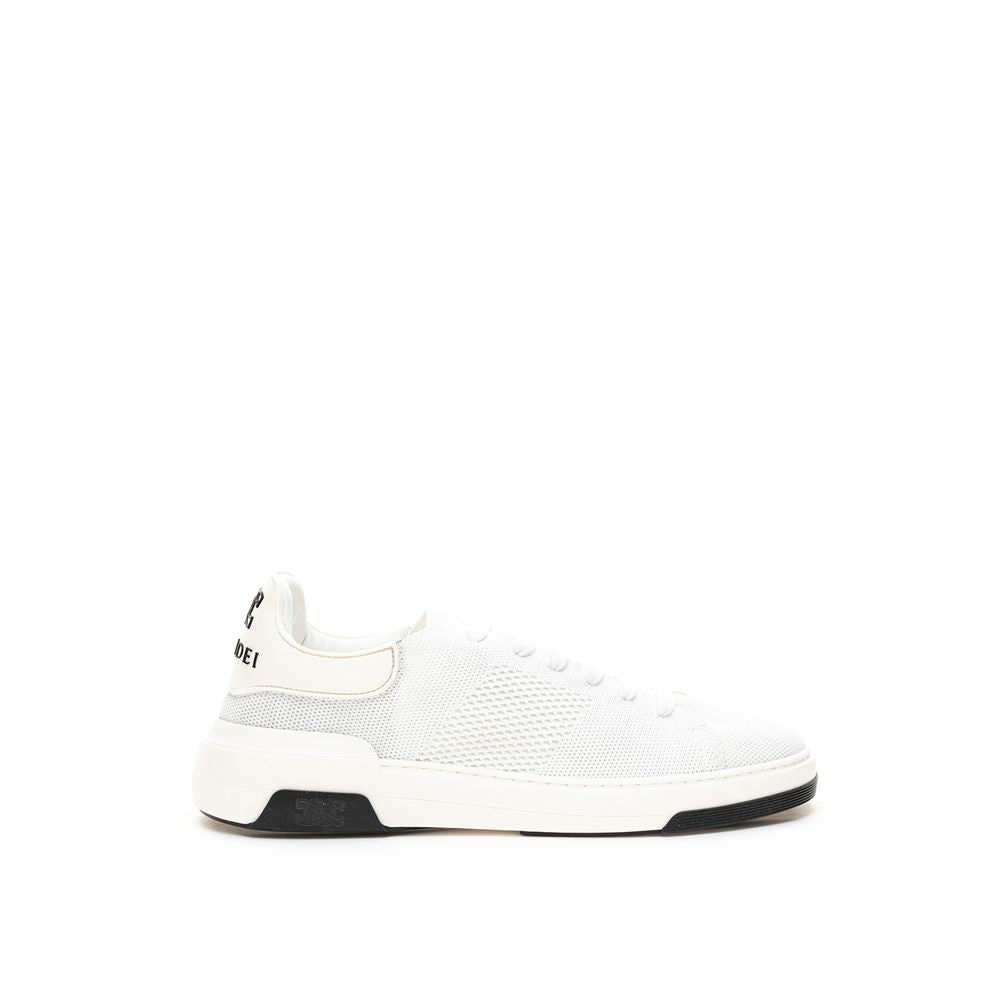 Casadei White Leather Athletic Sneakers - Zeiniez