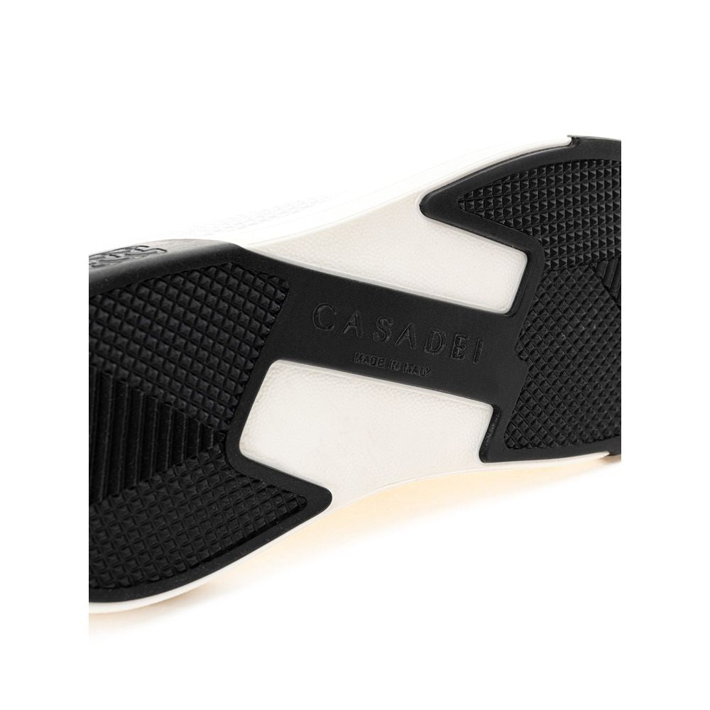 Casadei White Leather Athletic Sneakers - Zeiniez