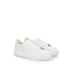 Casadei White Leather Athletic Sneakers - Zeiniez