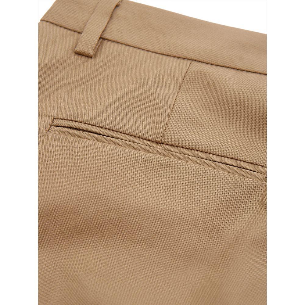 Lardini Brown Cotton Chino Pants - Zeiniez