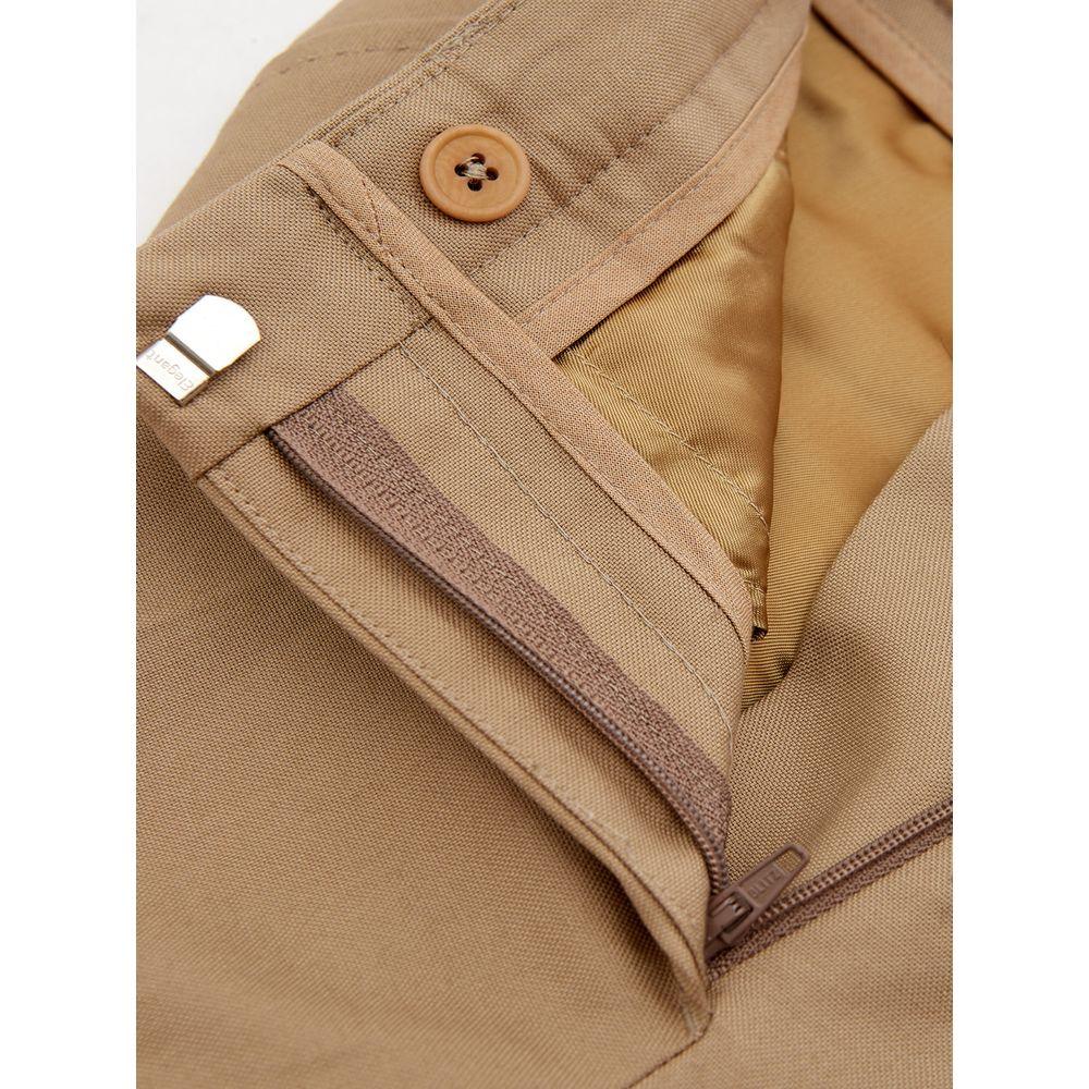 Lardini Brown Cotton Chino Pants - Zeiniez