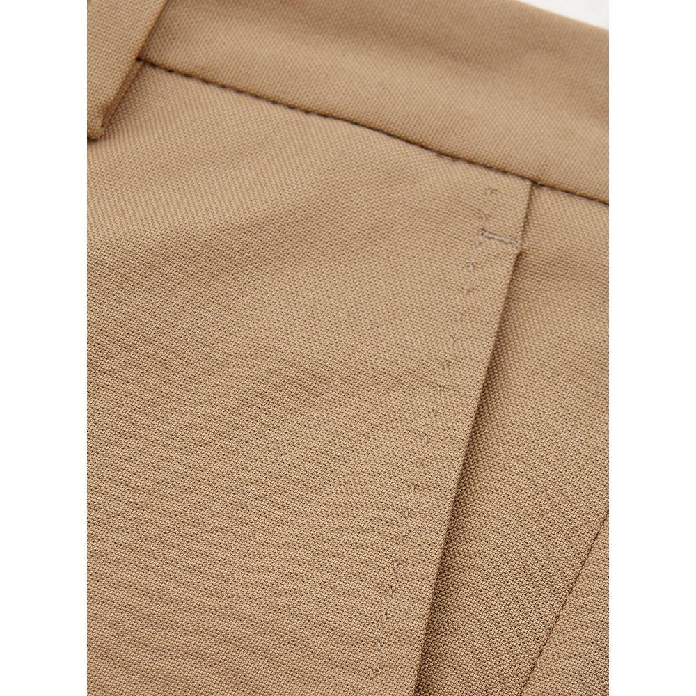 Lardini Brown Cotton Chino Pants - Zeiniez