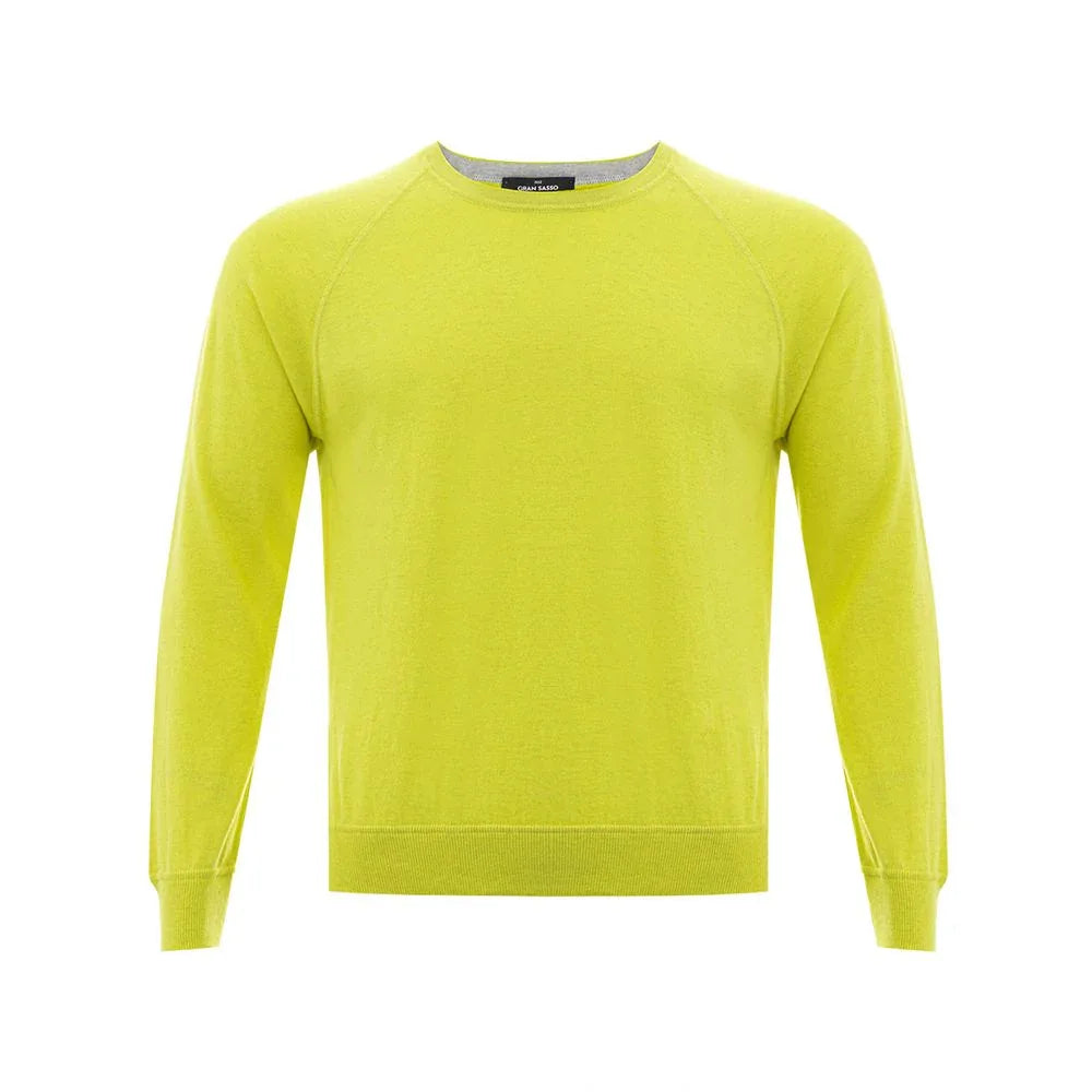 Gran Sasso Yellow Cotton Sweatshirt - Zeiniez
