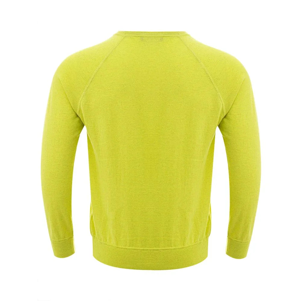 Gran Sasso Yellow Cotton Sweatshirt - Zeiniez