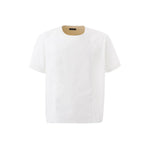 Emporio Armani White Cotton T-Shirt - Zeiniez