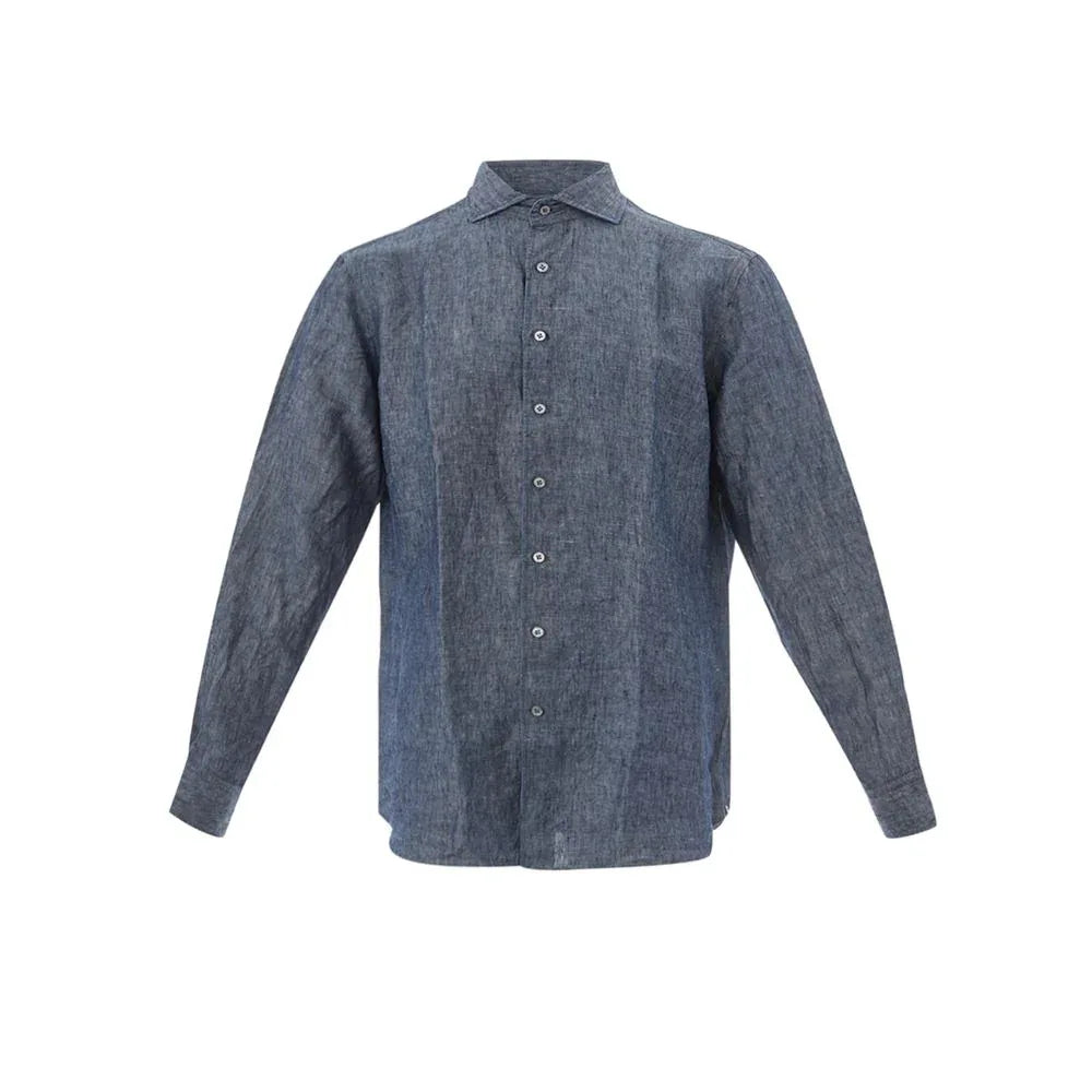 Lardini Blue Denim Shirt - Zeiniez