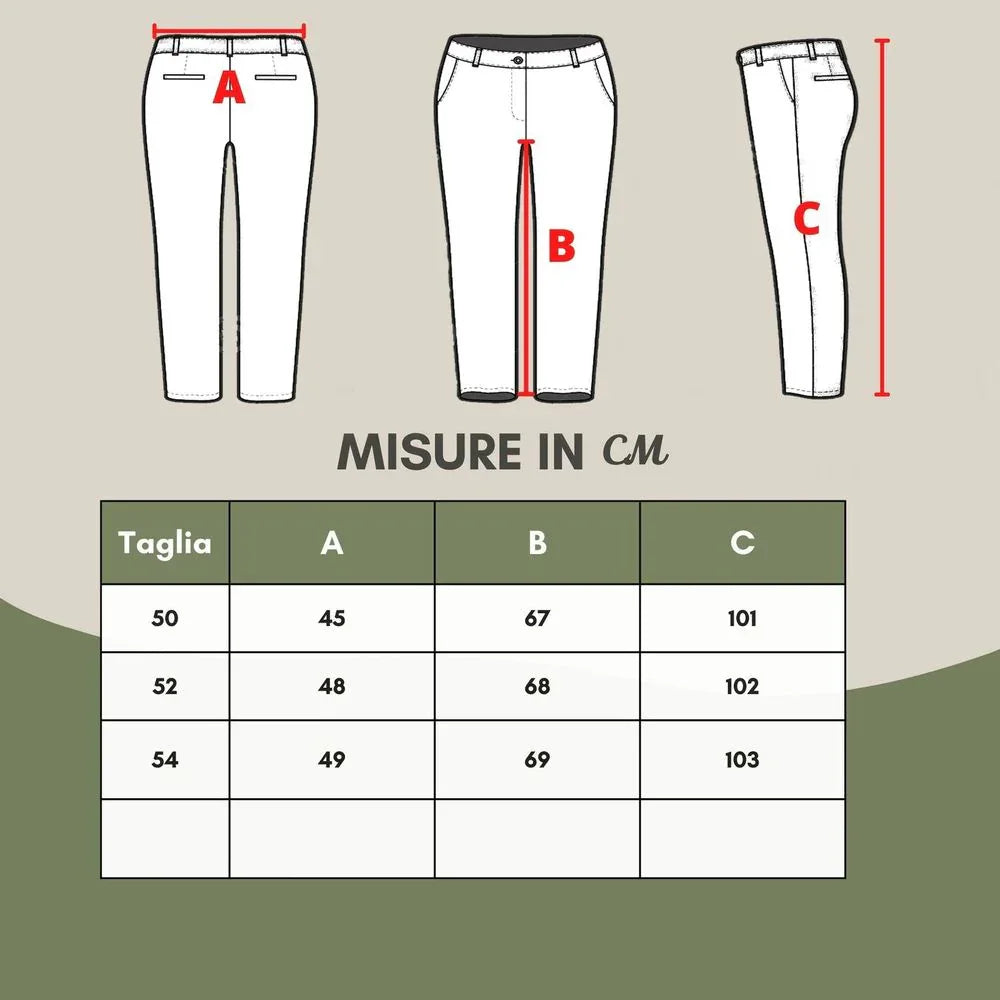 Emporio Armani Blue Linen Casual Pants - Zeiniez