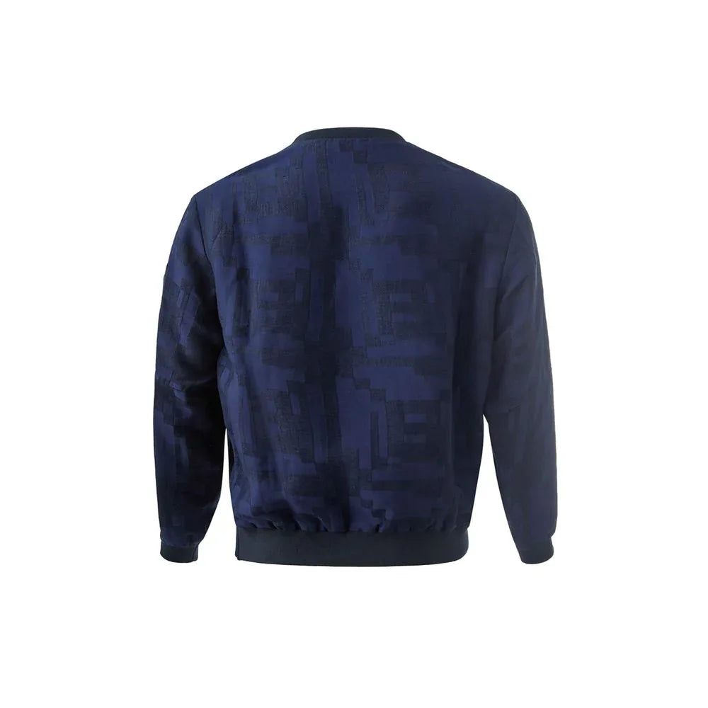 Emporio Armani Blue Linen T-Shirt - Zeiniez