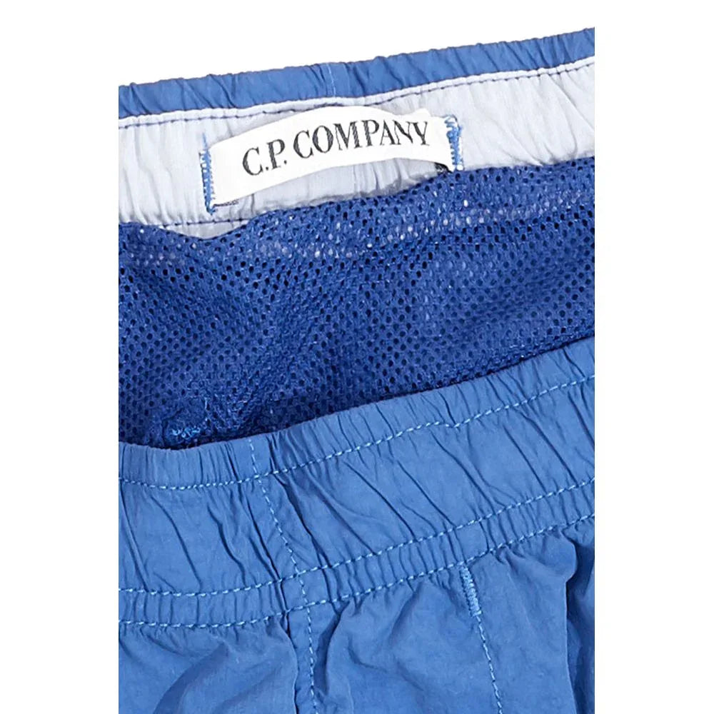 C.P. Company Blue Polyamide Swim Shorts - Zeiniez