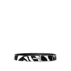 Tom Ford Black And White Leather Regular Belt - Zeiniez