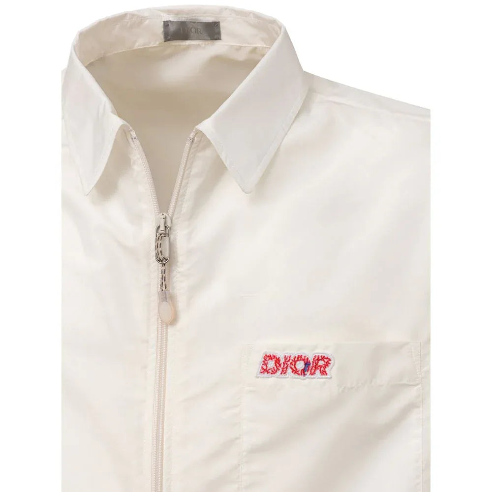 Dior White Polyester Shortsleeve Shirt - Zeiniez