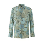 Tom Ford Blue Lyocell Pattern Shirt - Zeiniez