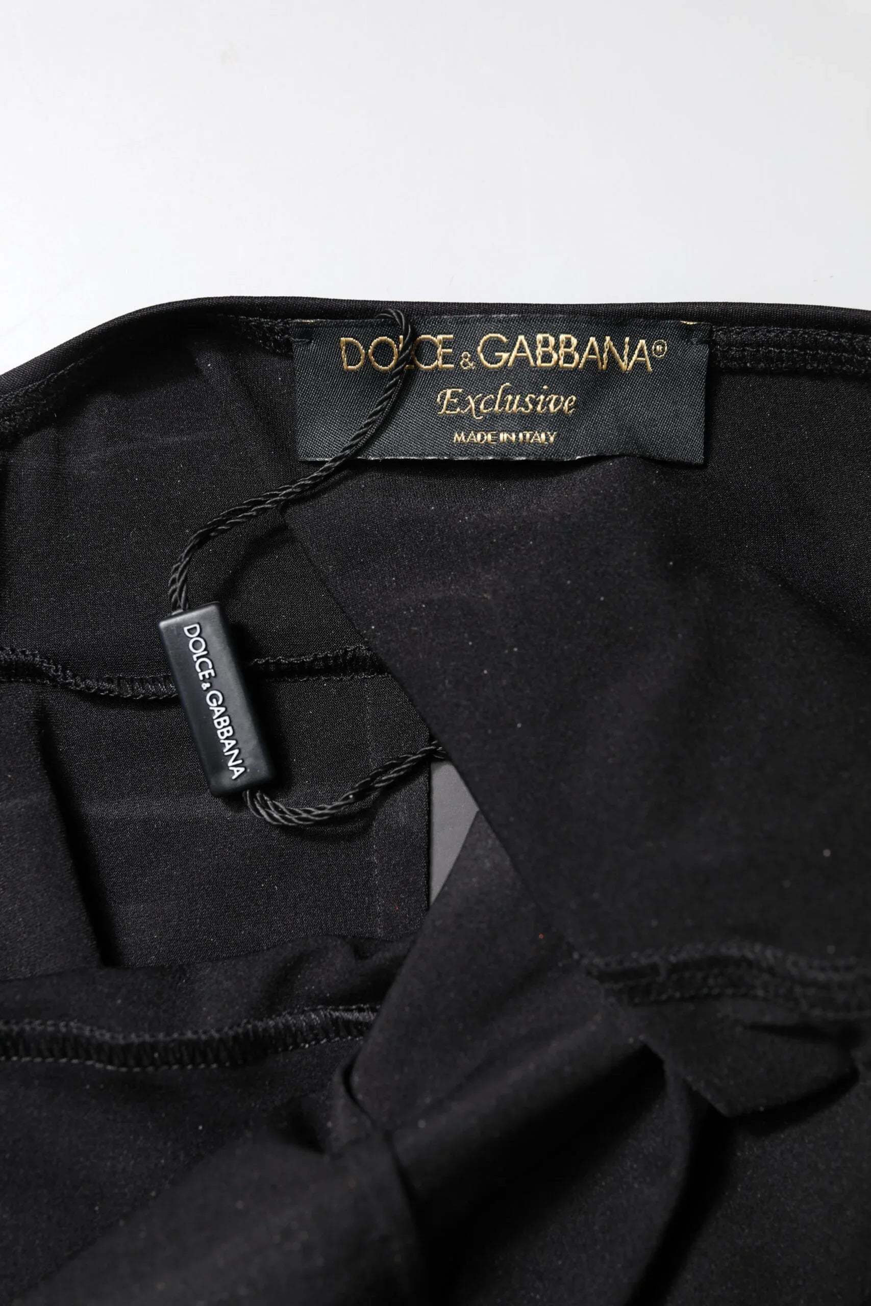 Dolce & Gabbana Black Sleeveless Bodycon Women Jumpsuit Dress - Zeiniez