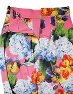 Dolce & Gabbana Multicolor Floral High Waist Midi Skirt - Zeiniez