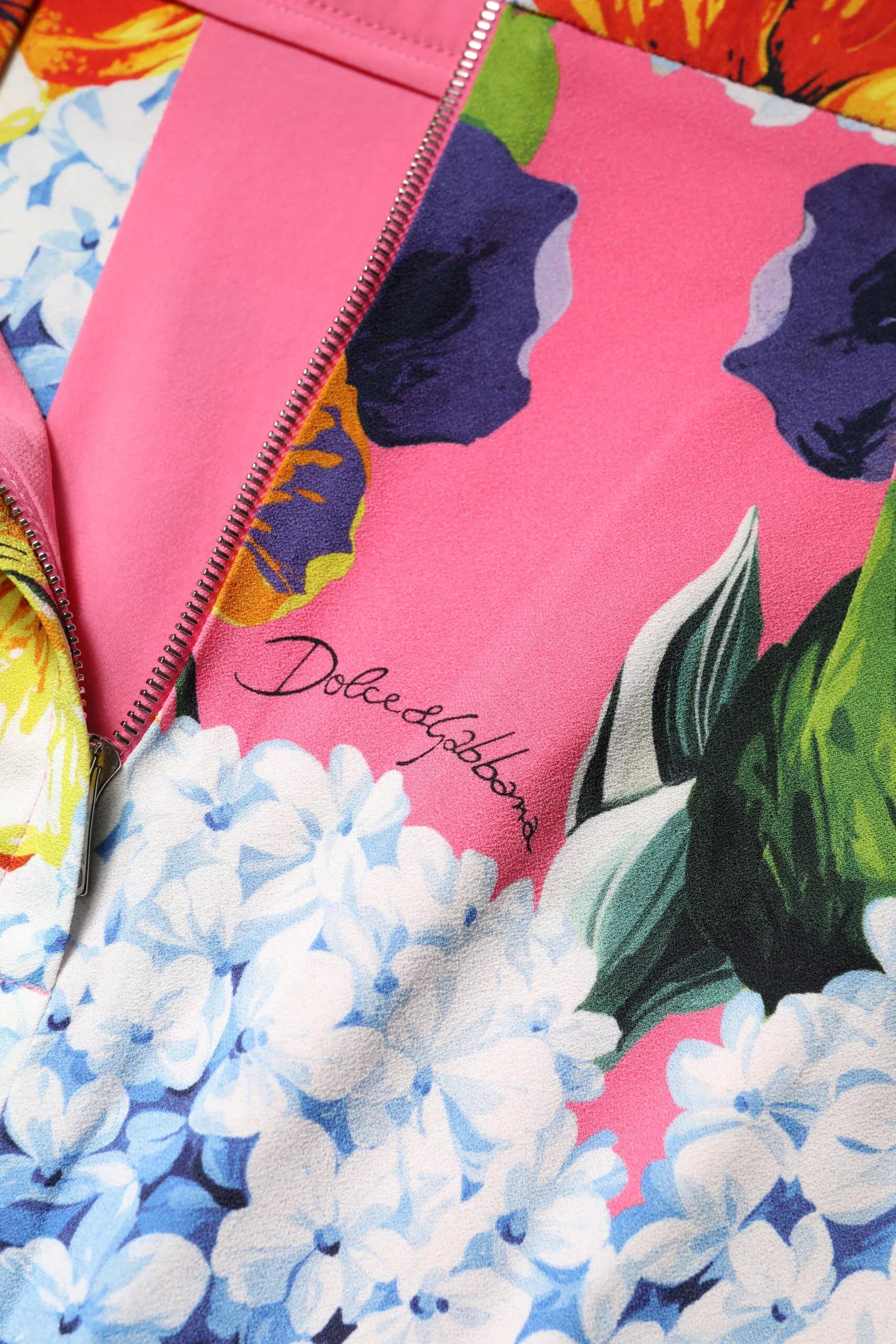 Dolce & Gabbana Multicolor Floral High Waist Midi Skirt - Zeiniez