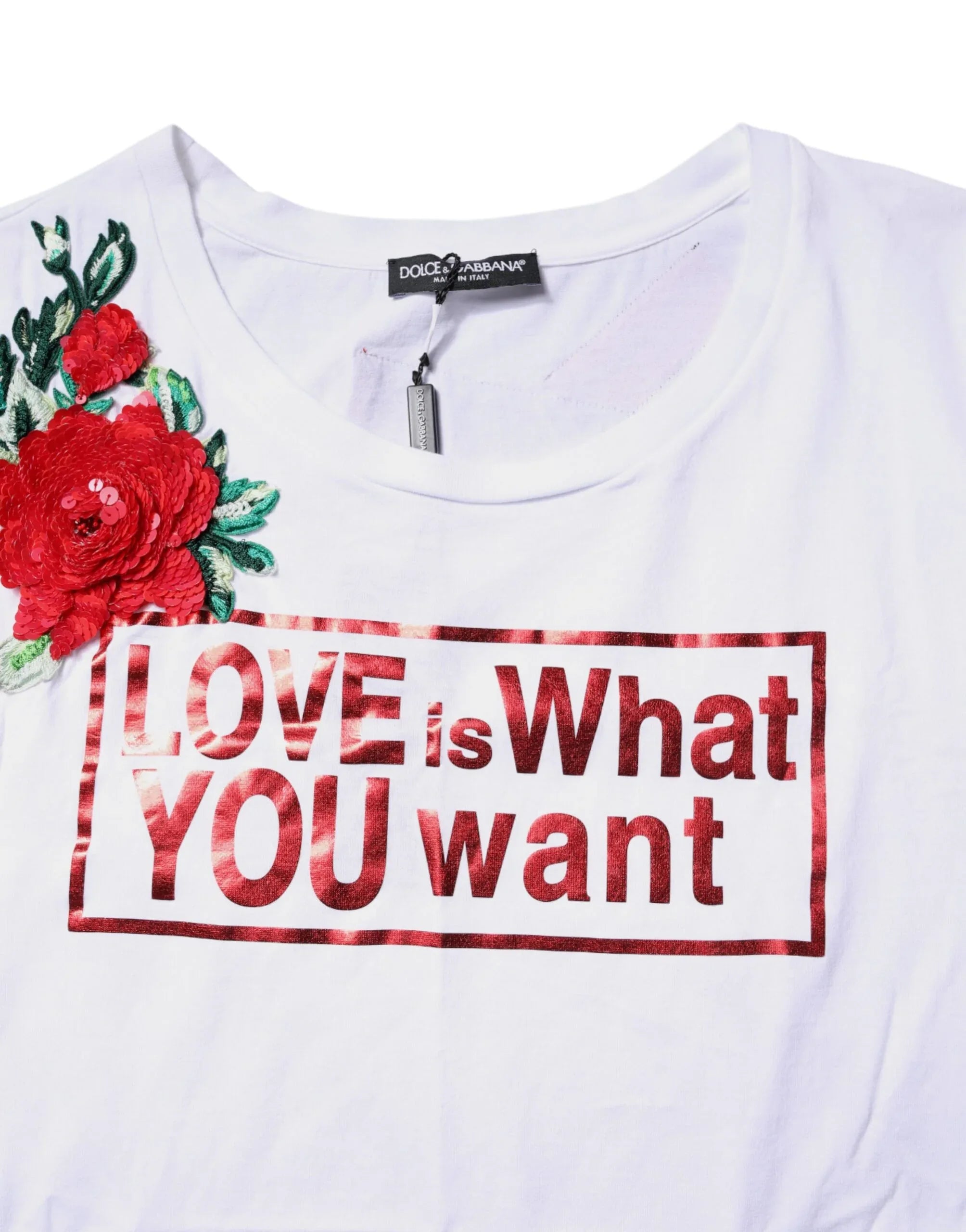 Dolce & Gabbana White Floral Graphic Print Sleeveless Tank Top - Zeiniez