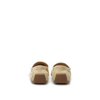 Bally Beige Leather Moccassin - Zeiniez