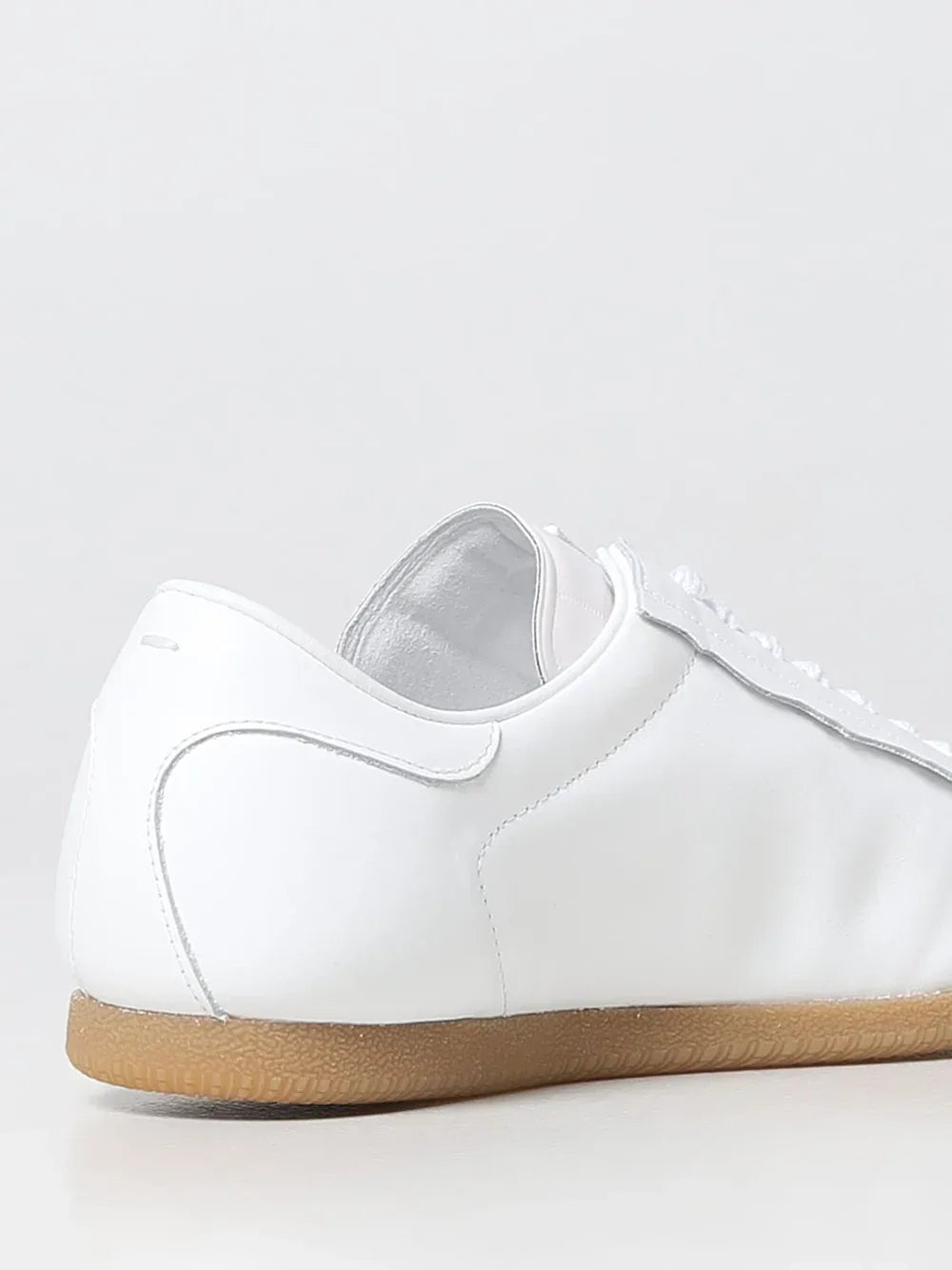 Maison Margiela Low Featherlight Leather And Suede Sneakers - Zeiniez