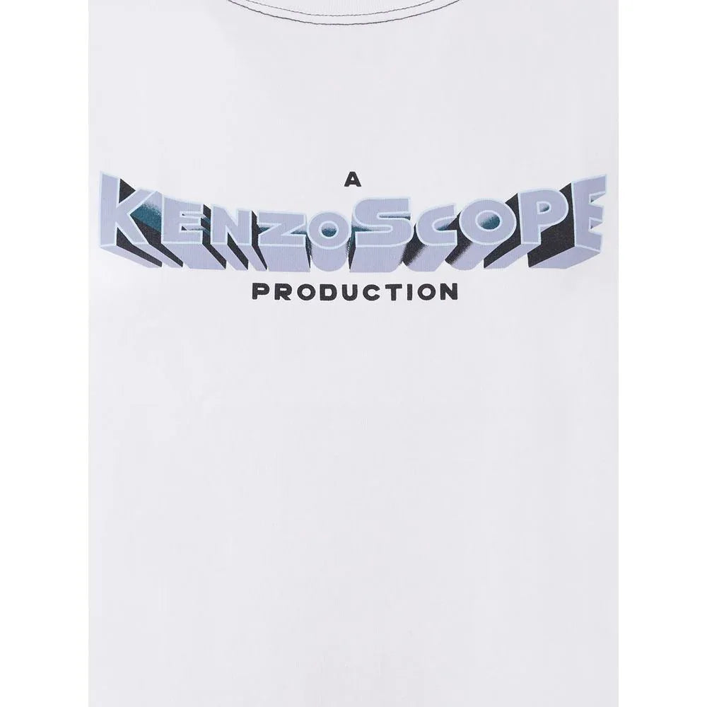 Kenzo White Cotton T-Shirt - Zeiniez