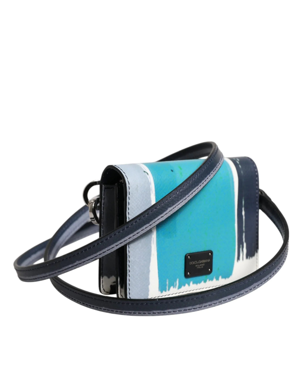 Dolce & Gabbana Multicolor Leather DG Logo Bifold Card Holder Wallet - Zeiniez