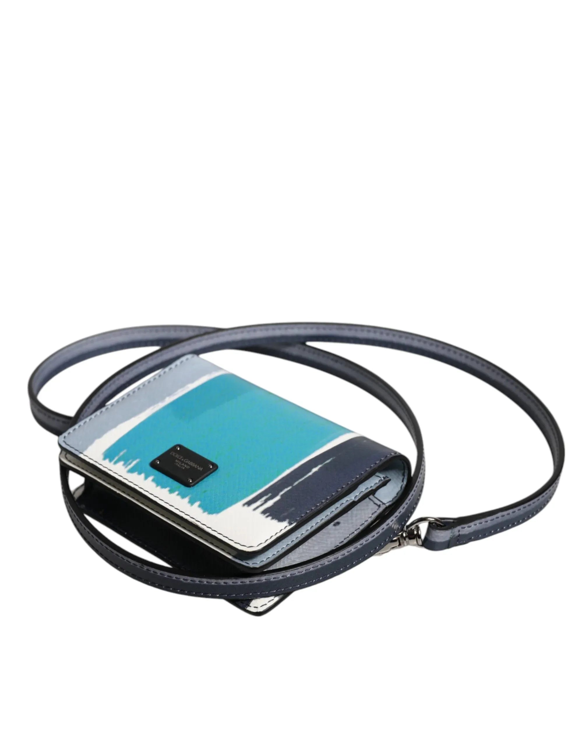 Dolce & Gabbana Multicolor Leather DG Logo Bifold Card Holder Wallet - Zeiniez