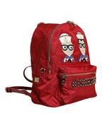 Dolce & Gabbana Red #DGFAMILY VULCANO Embellishment Backpack Bag - Zeiniez
