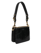 Dolce & Gabbana Black Exotic Leather Shoulder Sling Clutch Bag - Zeiniez