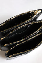 Dolce & Gabbana Black Exotic Leather Shoulder Sling Clutch Bag - Zeiniez
