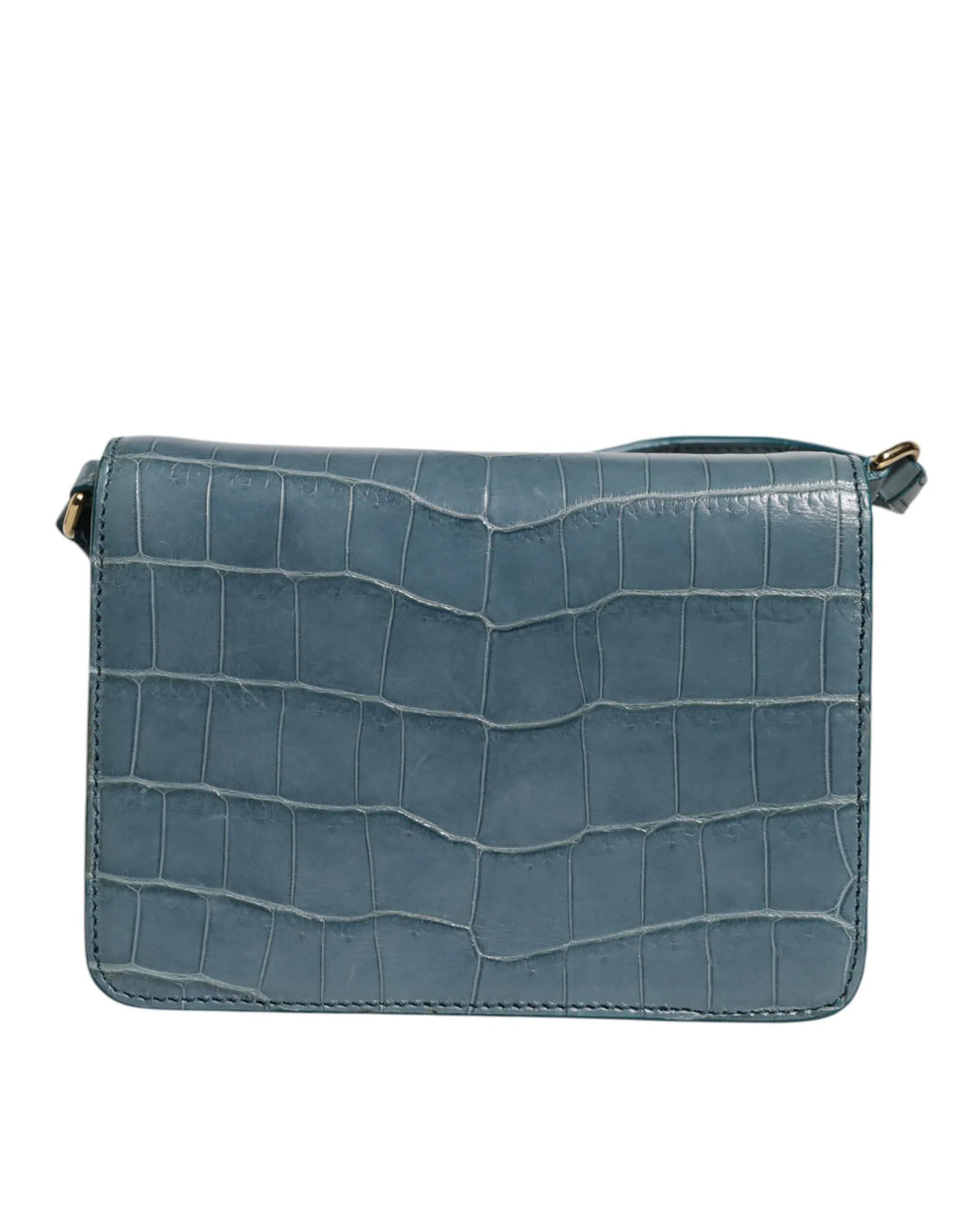 Dolce & Gabbana Green Exotic Leather DG Plaque Crossbody Mini Bag - Zeiniez