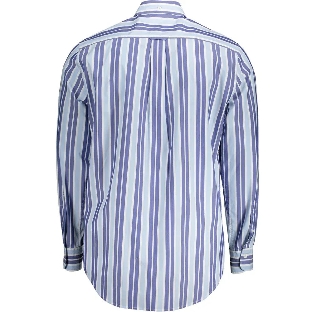 Gant Azzurro Cotton Men Shirt - Zeiniez