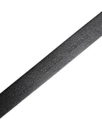 Dolce & Gabbana Black Calf Leather Gold Metal Buckle Belt - Zeiniez