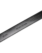 Dolce & Gabbana Gray Leather Silver Tone Metal Buckle Belt - Zeiniez