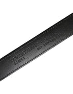 Dolce & Gabbana Green Leather Silver Tone Metal Buckle Belt - Zeiniez