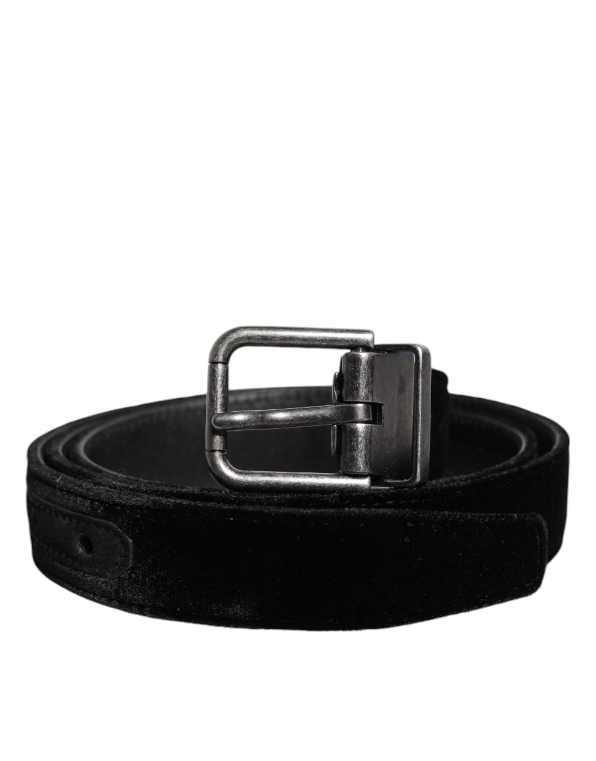 Dolce & Gabbana Black Leather Metal Buckle Classic Belt - Zeiniez