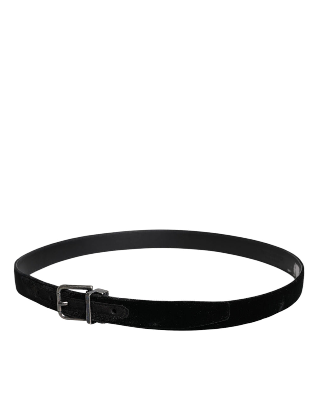 Dolce & Gabbana Black Leather Metal Buckle Classic Belt - Zeiniez