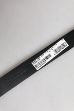 Dolce & Gabbana Brown Leather Classic Metal Logo Buckle Belt - Zeiniez