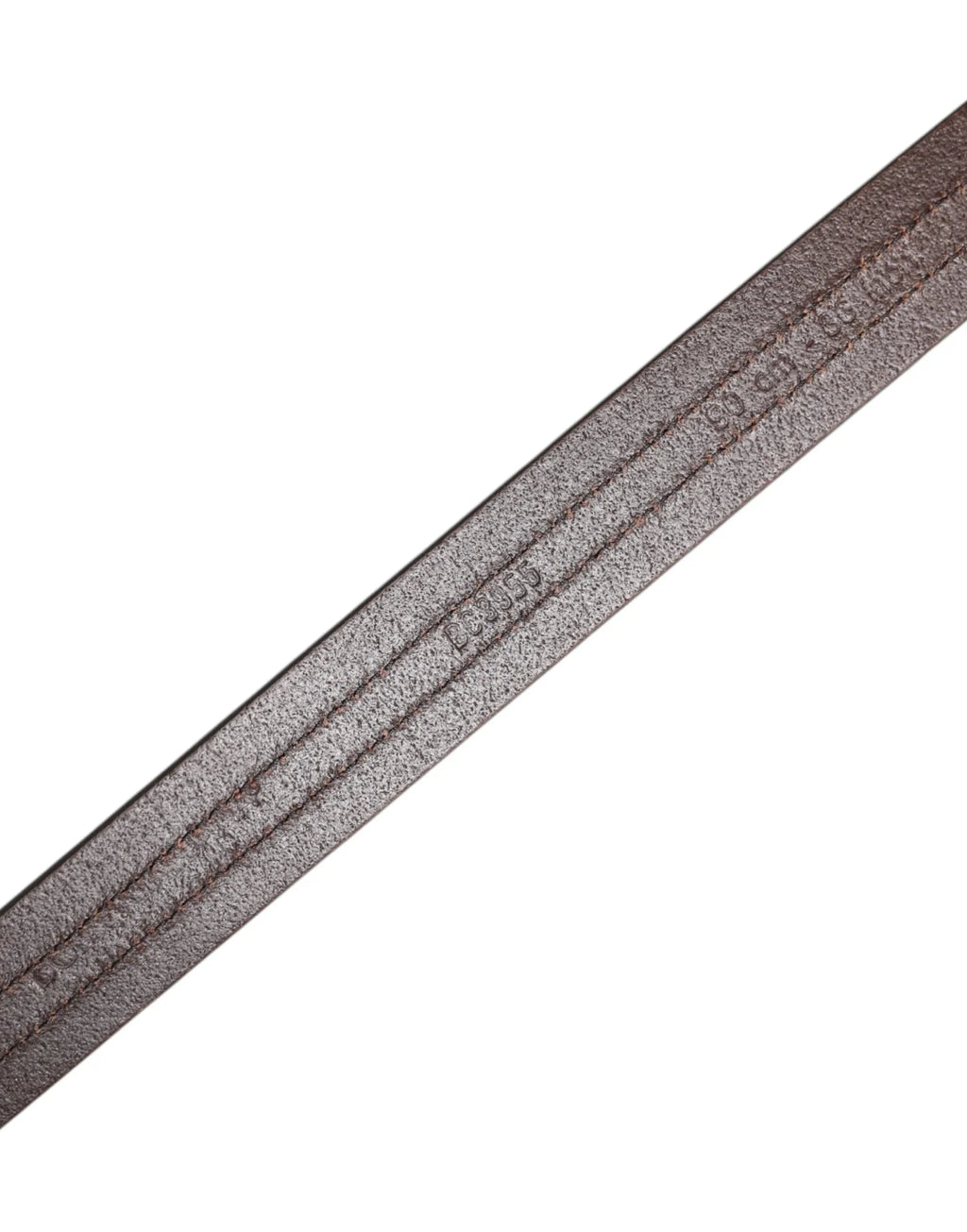 Dolce & Gabbana Burgundy Leather Metal Logo Buckle Belt - Zeiniez