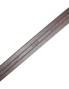 Dolce & Gabbana Burgundy Leather Metal Logo Buckle Belt - Zeiniez