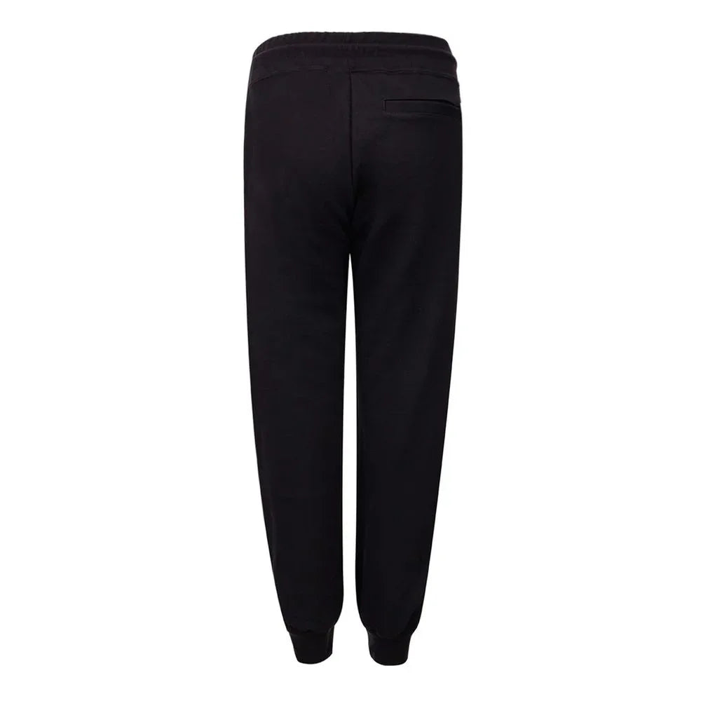 GCDS Black Cotton Joggers (Workout Pants) - Zeiniez