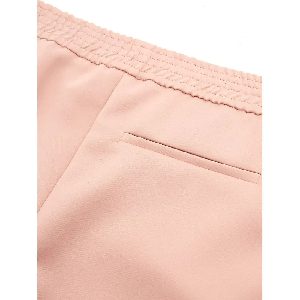 Lardini Pink Polyester Casual Pants - Zeiniez