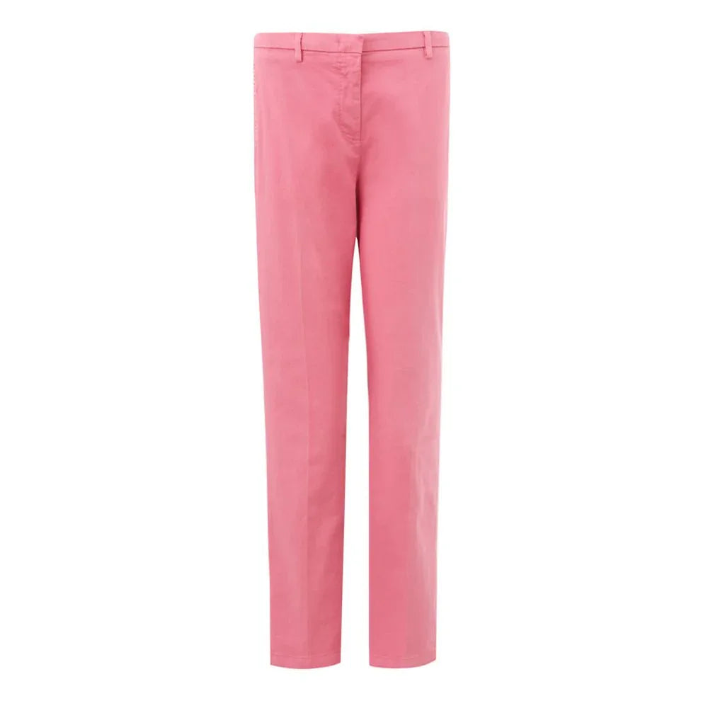 Lardini Pink Cotton Chino Pants - Zeiniez
