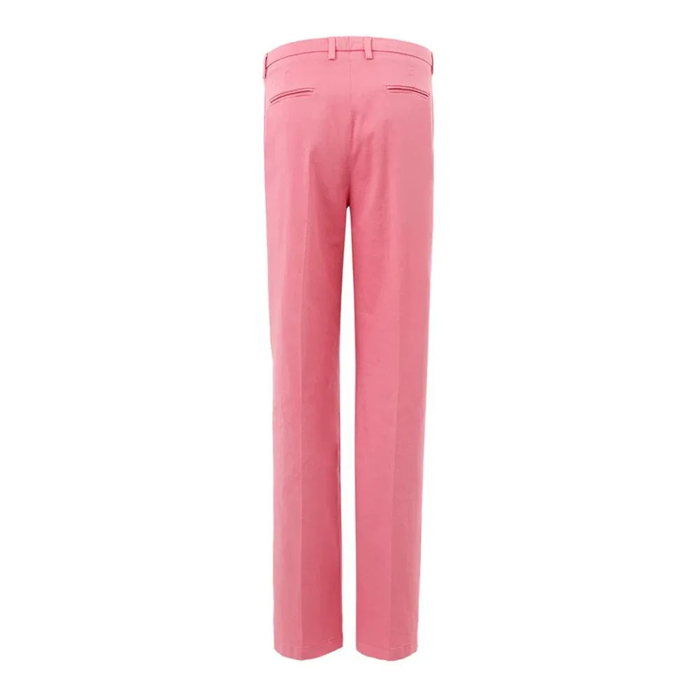 Lardini Pink Cotton Chino Pants - Zeiniez