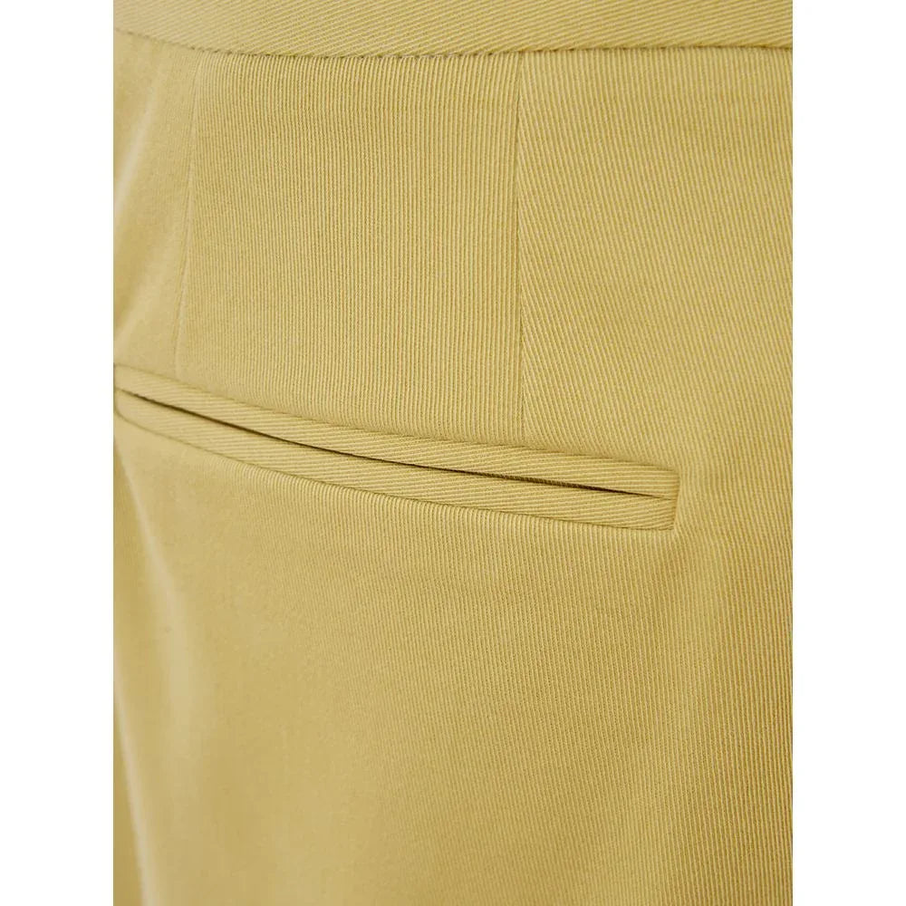 Lardini Gold Cotton Casual Pants - Zeiniez