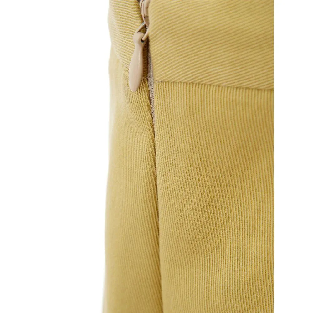 Lardini Gold Cotton Casual Pants - Zeiniez