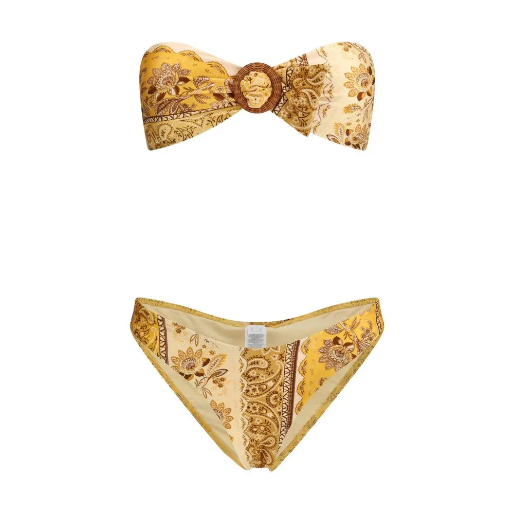 Zimmermann Yellow Lycra Bikini - Zeiniez