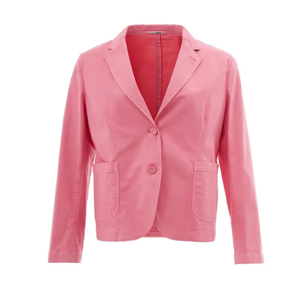 Lardini Pink Cotton Blazer - Zeiniez