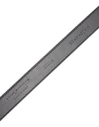 Dolce & Gabbana Black Calf Leather Classic Metal Buckle Belt