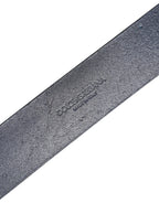 Dolce & Gabbana Blue Leather Classic Metal Logo Buckle Belt - Zeiniez