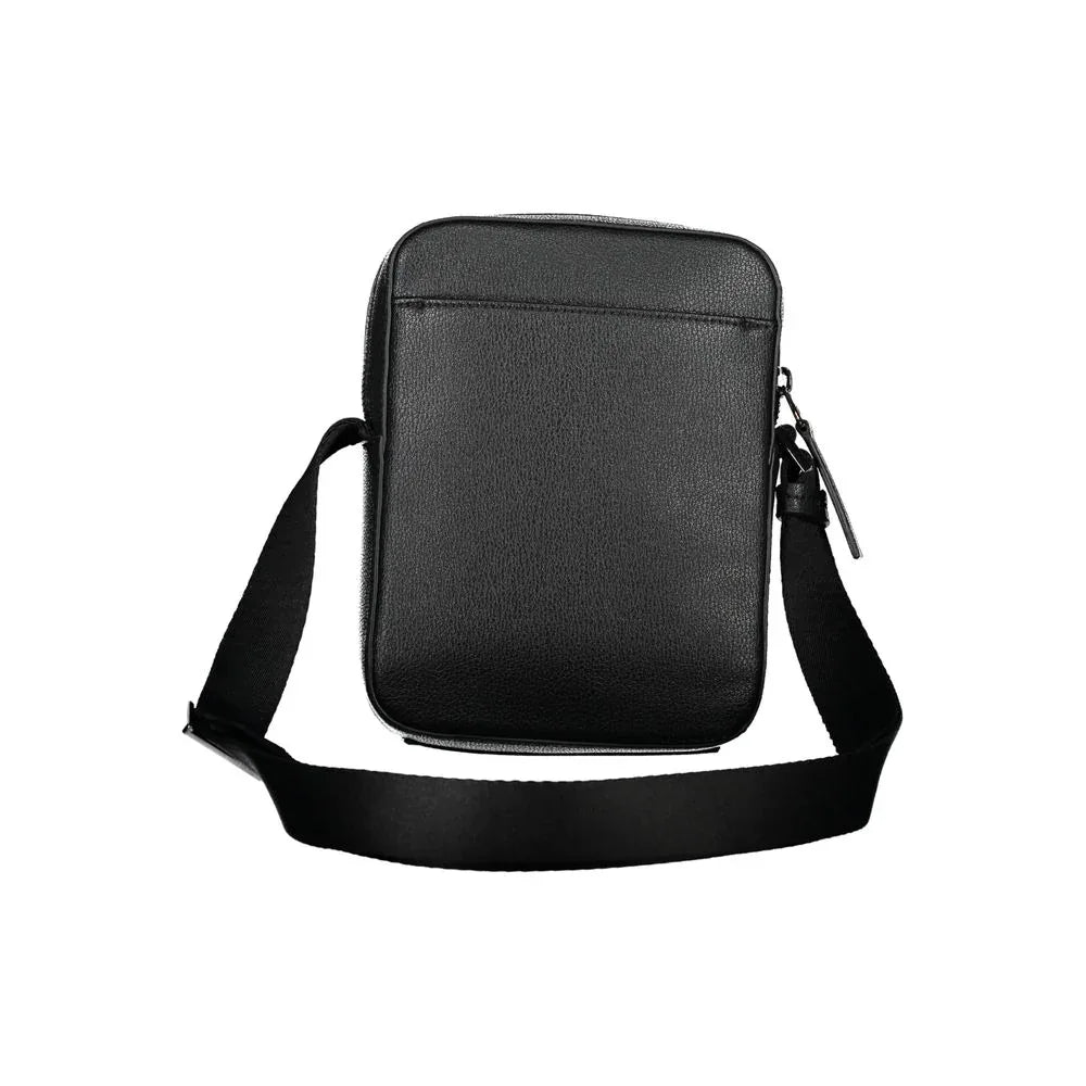 Calvin Klein Sleek Black Shoulder Bag with Logo Detail - Zeiniez